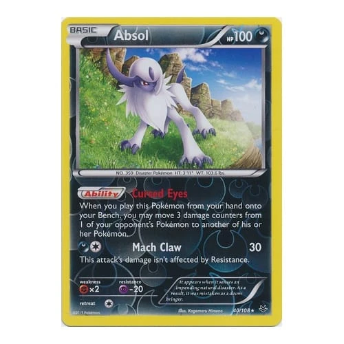 XY Roaring Skies 40/108 Absol (Reverse Holo)