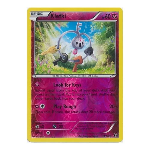 XY Roaring Skies 48/108 Klefki (Reverse Holo)