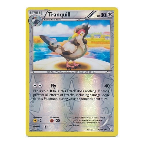 XY Roaring Skies 79/108 Tranquill (Reverse Holo)