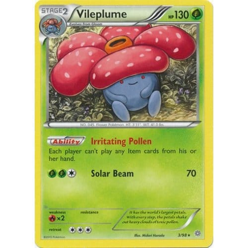 XY Ancient Origins 003/98  Vileplume
