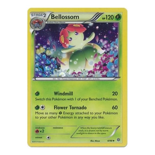 XY Ancient Origins 004/98  Bellossom (Cosmo Holo)