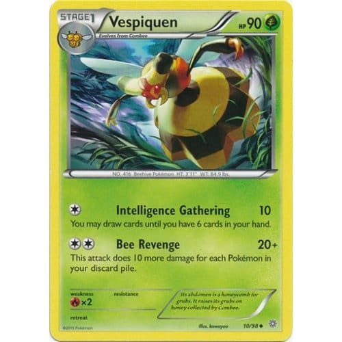 XY Ancient Origins 010/98  Vespiquen