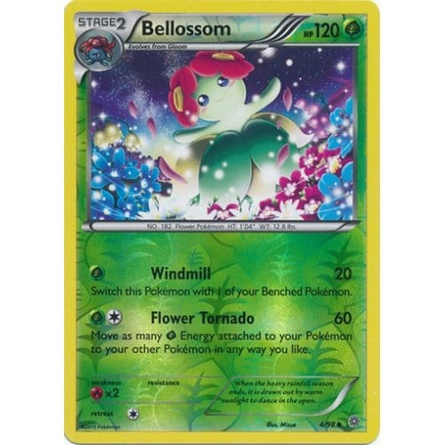 XY Ancient Origins 004/98 Bellossom (Reverse Holo)
