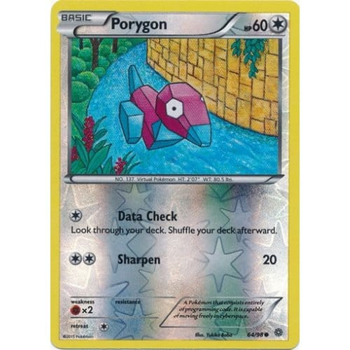 XY Ancient Origins 064/98  Porygon (Reverse Holo)