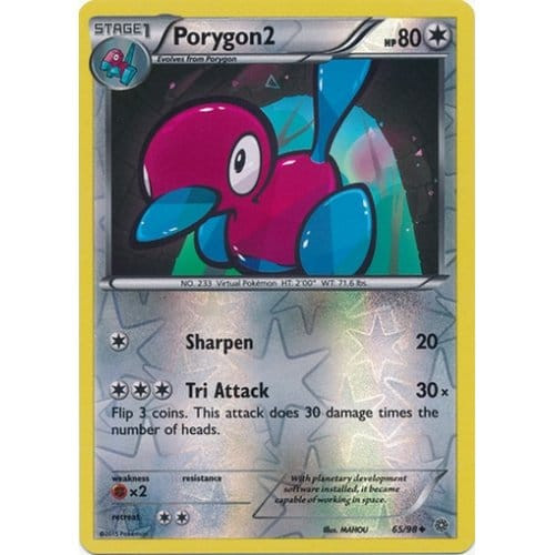 XY Ancient Origins 065/98  Porygon 2 (Reverse Holo)