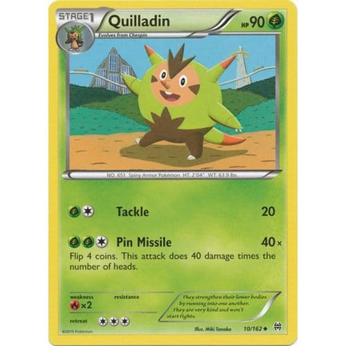 XY Break Through 010/162 Quilladin