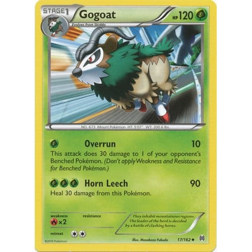 XY Break Through 017/162 Gogoat