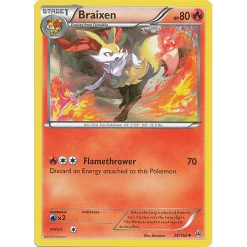 XY Break Through 026/162 Braixen