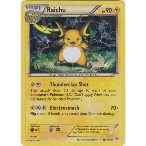 XY Break Through 049/162 Raichu (Shatter Holo)