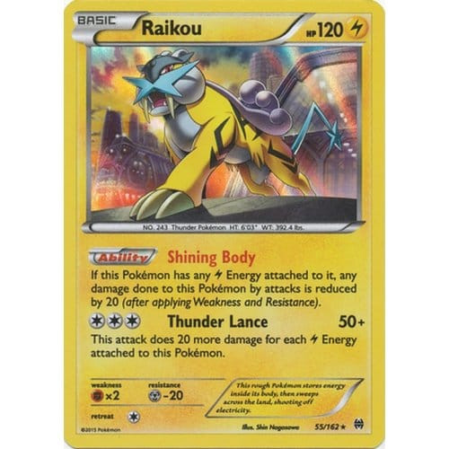XY Break Through 055/162 Raikou (Holo)