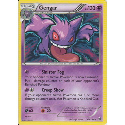 XY Break Through 060/162 Gengar (Non-Holo)