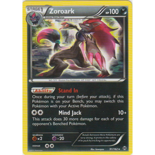 XY Break Through 091/162 Zoroark (Non-Holo)