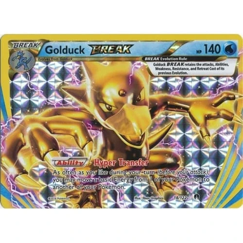 XY BREAKpoint 18/122 Golduck BREAK