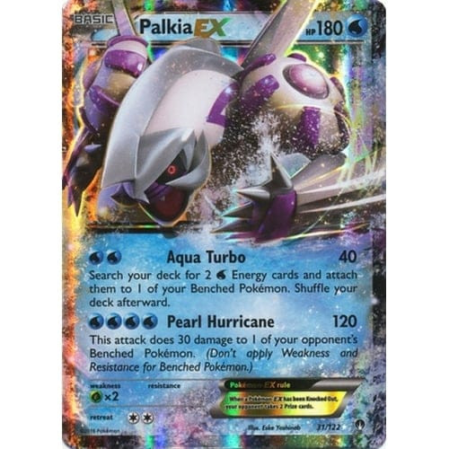 XY BREAKpoint 31/122 Palkia EX (Half Art)