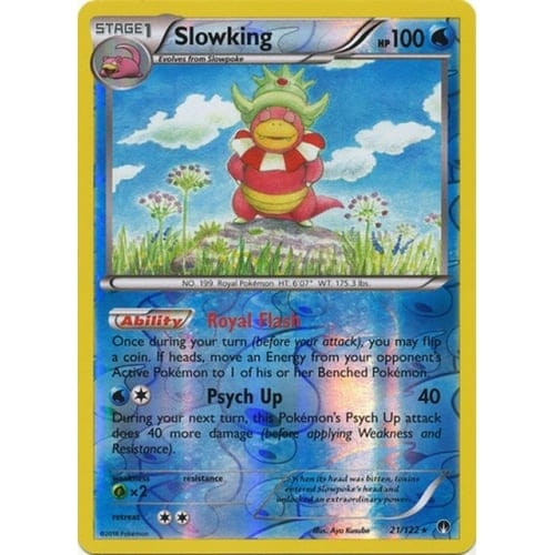 XY BREAKpoint 21/122 Slowking (Reverse Holo)