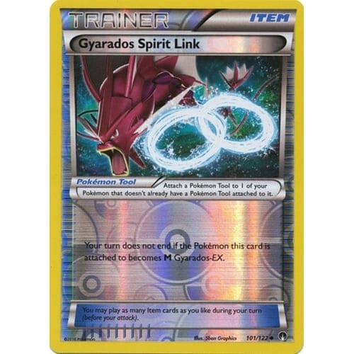 XY BREAKpoint 101/122 Gyarados Spirit Link (Reverse Holo)