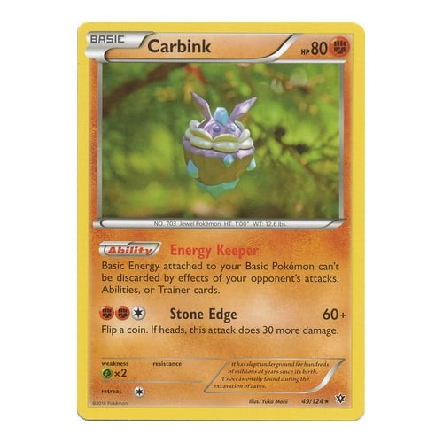 XY Fates Collide 49/124 Carbink