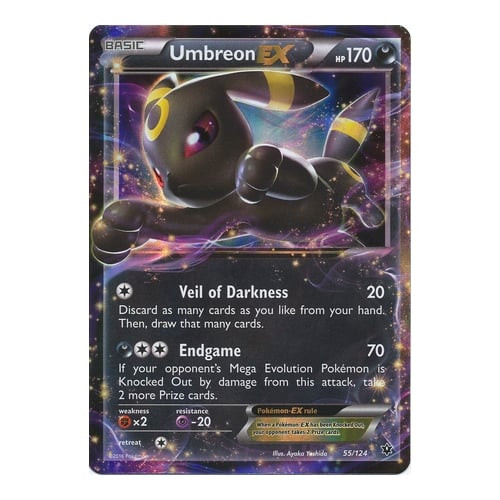 XY Fates Collide 55/124 Umbreon EX (Half Art)