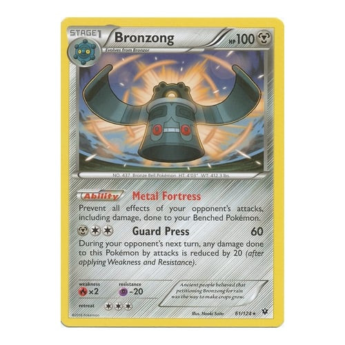 XY Fates Collide 61/124 Bronzong