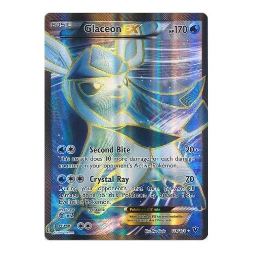 XY Fates Collide 116/124 Glaceon EX (Full Art)