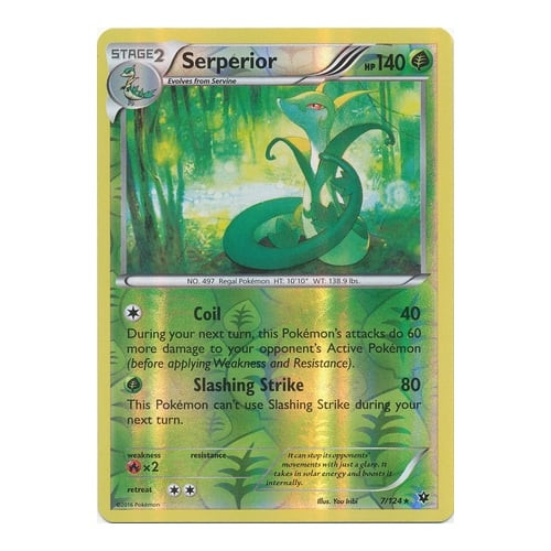 XY Fates Collide 7/124 Serperior (Reverse Holo)