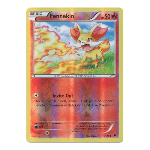 XY Fates Collide 11/124 Fennekin (Reverse Holo)