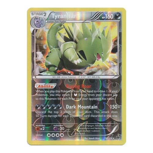 XY Fates Collide 056/124 Tyranitar (Reverse Holo)