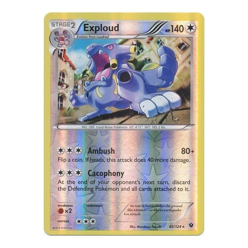 XY Fates Collide 082/124 Exploud (Reverse Holo)