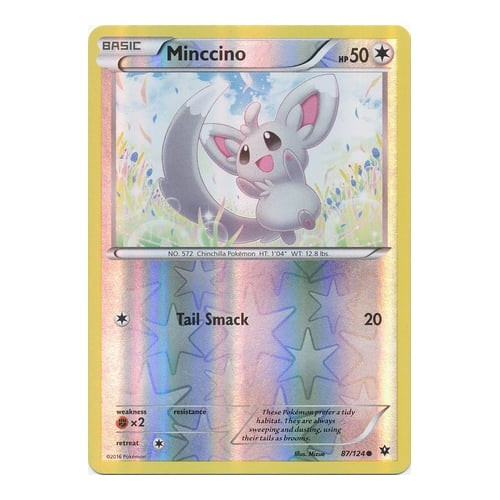 XY Fates Collide 87/124 Minccino (Reverse Holo)