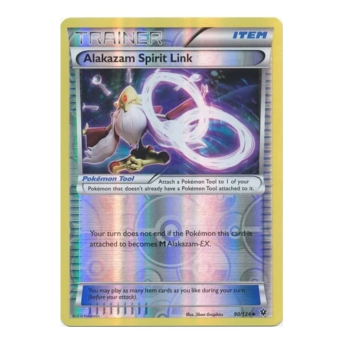 XY Fates Collide 90/124 Alakazam Spirit Link (Reverse Holo)