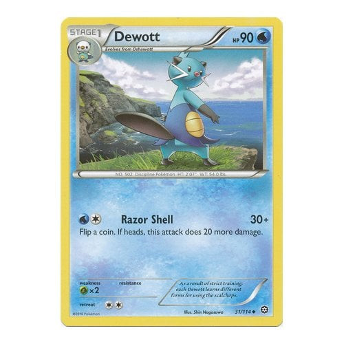 XY Steam Siege 31/114 Dewott