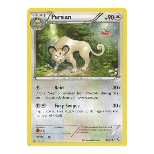 XY Steam Siege 089/114 Persian