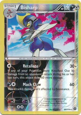 XY Steam Siege 64/114 Bisharp (Reverse Holo)