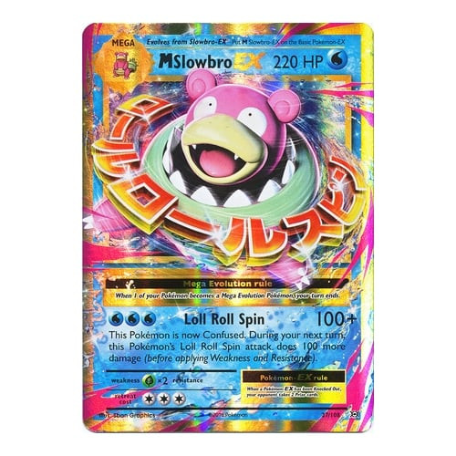XY Evolutions 27/108 M Slowbro EX (Half Art Mega)