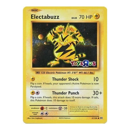 XY Evolutions 041/108 Electabuzz (Toys R Us Stamp)