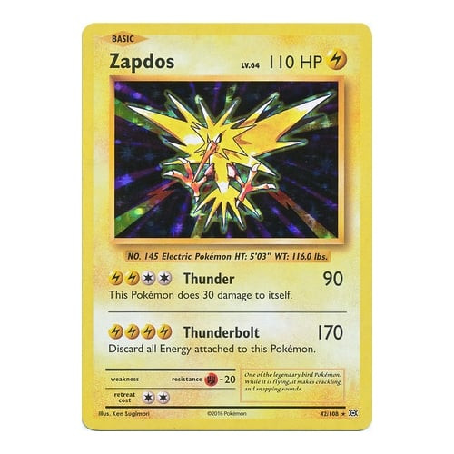XY Evolutions 42/108 Zapdos (Holo)