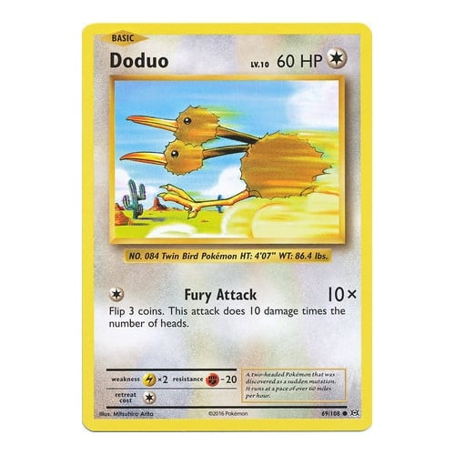 XY Evolutions 69/108 Doduo