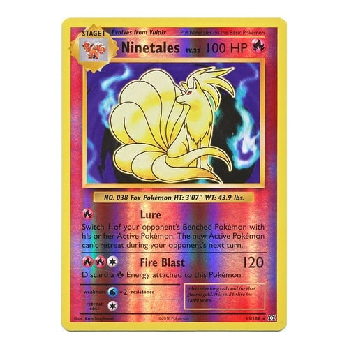 XY Evolutions 15/108 Ninetales (Reverse Holo)