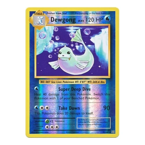XY Evolutions 29/108 Dewgong (Reverse Holo)