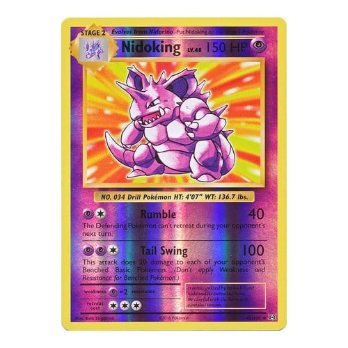 XY Evolutions 45/108 Nidoking (Reverse Holo)