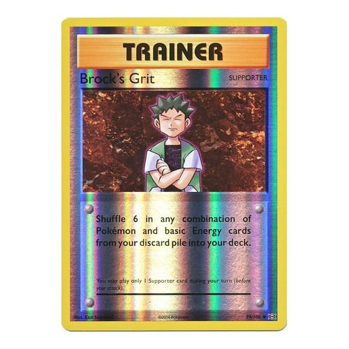 XY Evolutions 74/108 Brock's Grit (Reverse Holo) | Magic Madhouse