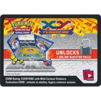 XY Flashfire Online Code Card