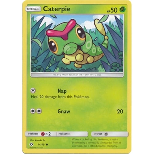 Sun and Moon (Base Set) 001/149 Caterpie