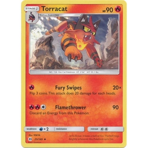 Sun and Moon (Base Set) 25/149 Torracat (Non-Holo)