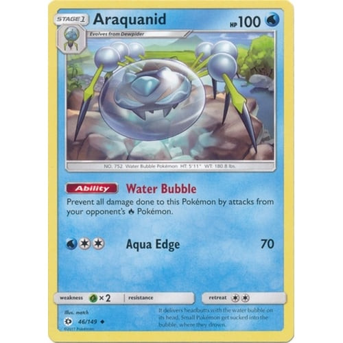 Sun and Moon (Base Set) 046/149 Araquanid