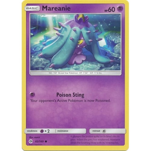 Sun and Moon (Base Set) 62/149 Mareanie