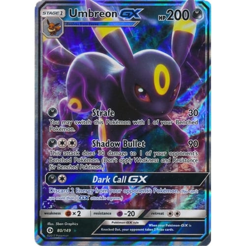 Sun and Moon (Base Set) 80/149 Umbreon GX (Half Art)