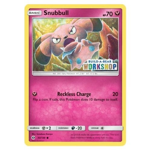 Sun and Moon (Base Set) 90/149 Snubbull (Build-A-Bear Workshop)