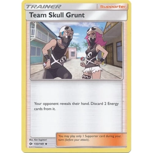 Sun and Moon (Base Set) 133/149 Team Skull Grunt