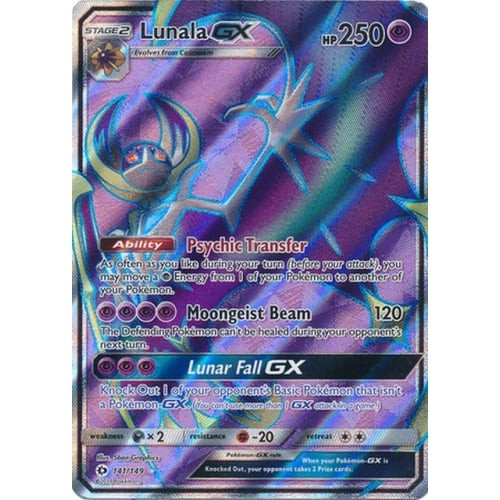 Sun and Moon (Base Set) 141/149 Lunala GX (Full Art)